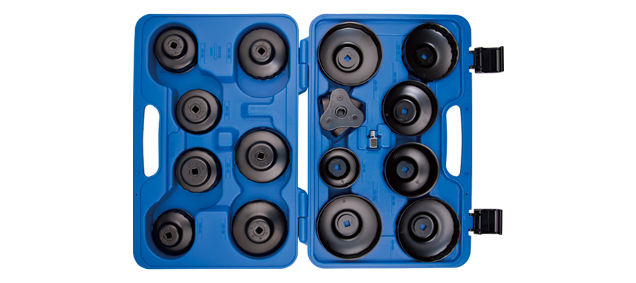 16PC. 3/8” DR. Cup Type Oil Filter Wrench Set_9AE2016